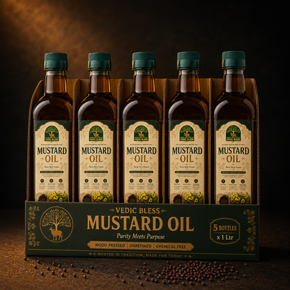 Wood Pressed Mustard Oil