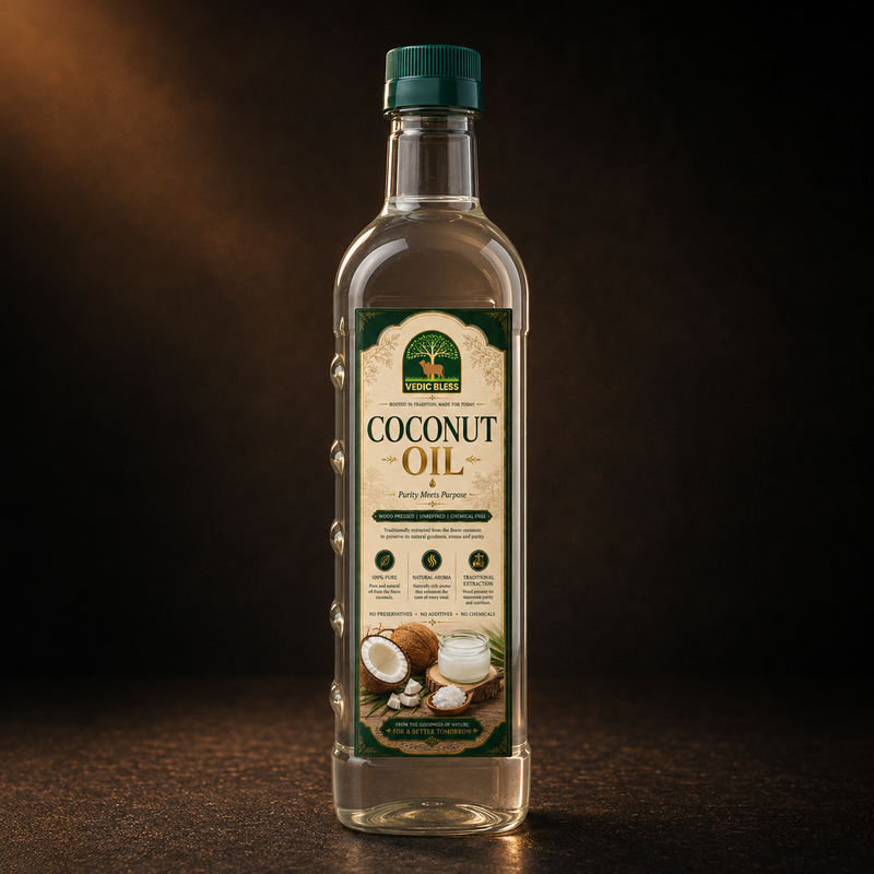 Wood Pressed Coconut Oil