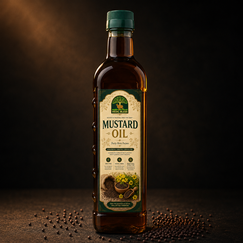 Wood Pressed Mustard Oil